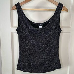 MSK Multicolor Sparkle Sleeveless Top - Size Small